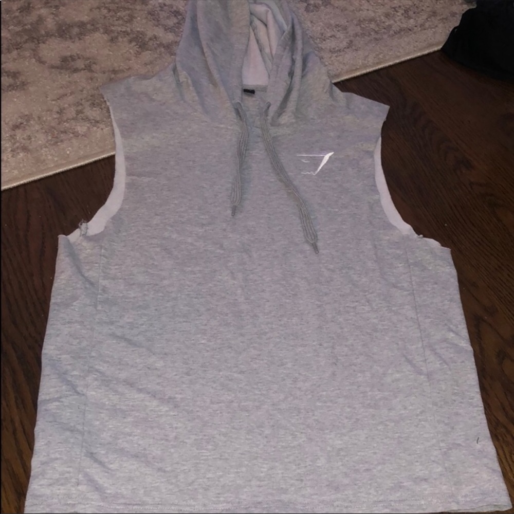 Gym shark Cut Off Sweat Shirt